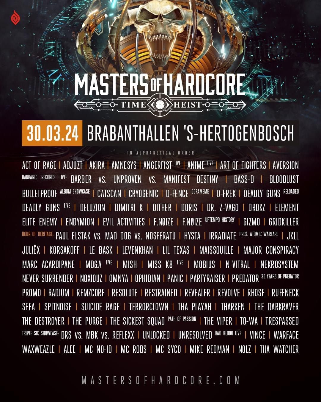 Masters Of Hardcore Noticias Cartel Y Entradas Wololo Sound