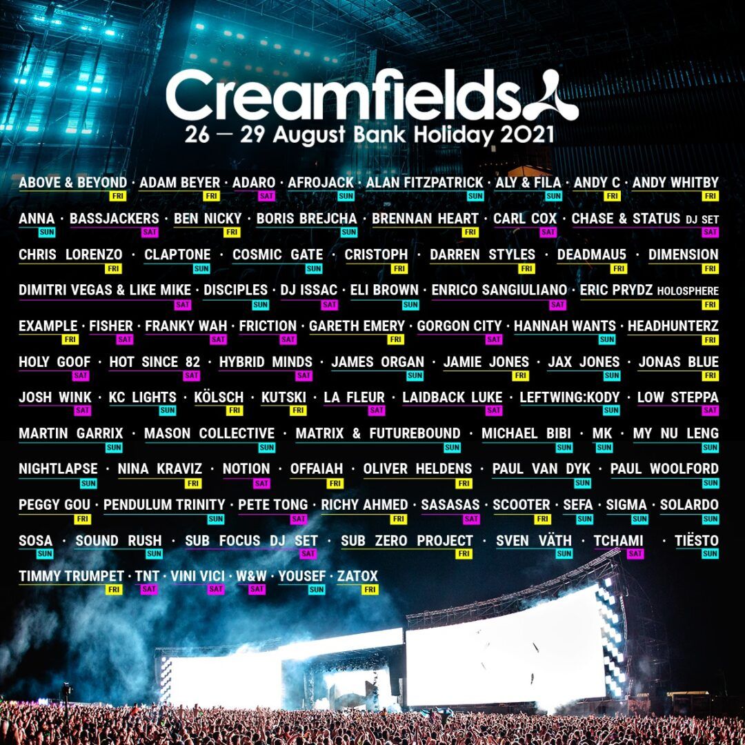 creamfields 2021