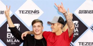 Martin Garrix y Justin Bieber en el estudio