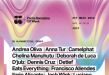 Pacha Barcelona desvela el cartel completo de Off Week 2019
