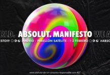 Absolut Manifesto 2019 presenta su cartel Absolut Manifesto 2019