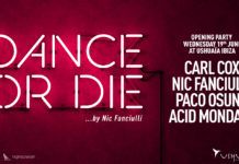 Ushuaïa y Nic Fanciulli presentan ‘Dance or Die’