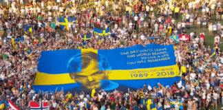 Sacan a subasta la bandera en homenaje a Avicii mostrada en Tomorrowland Subasta bandera Avicii Tomorrowland