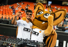 Wade hace historia en Mestalla: el primer DJ en actuar en un partido de LaLiga