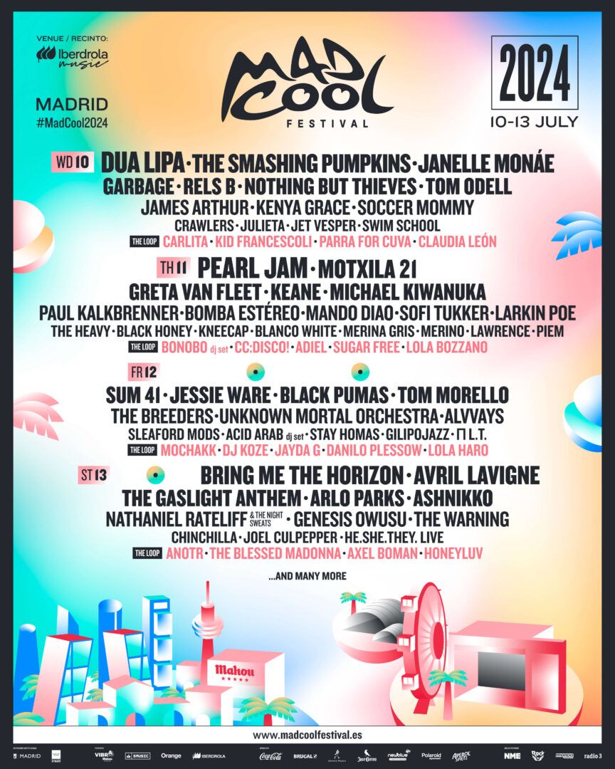 Mad Cool 2024 Noticias, cartel y entradas Wololo Sound