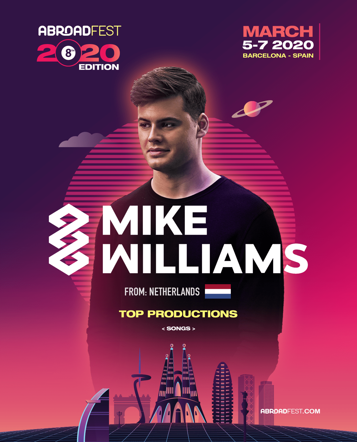 Mike Williams, la nueva apuesta de AbroadFest 2020 | Wololo Sound