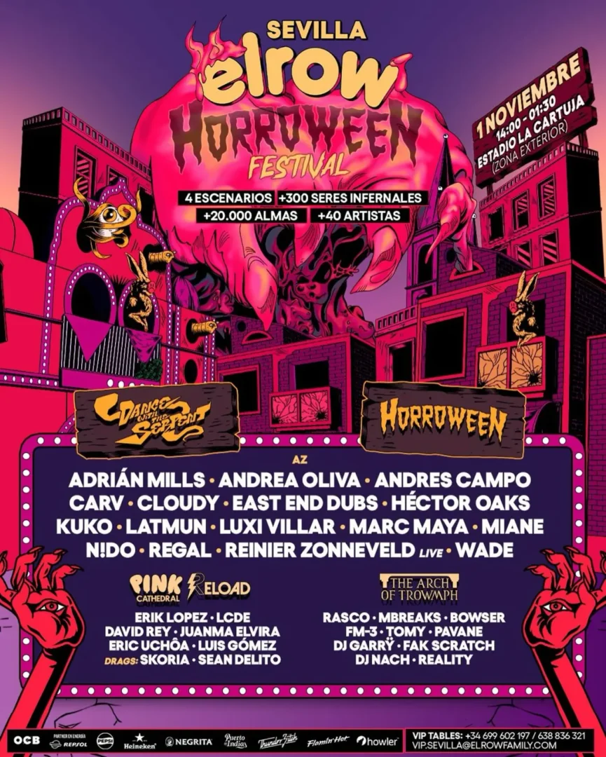 elrow vuelve a Sevilla para celebrar Halloween Wololo Sound