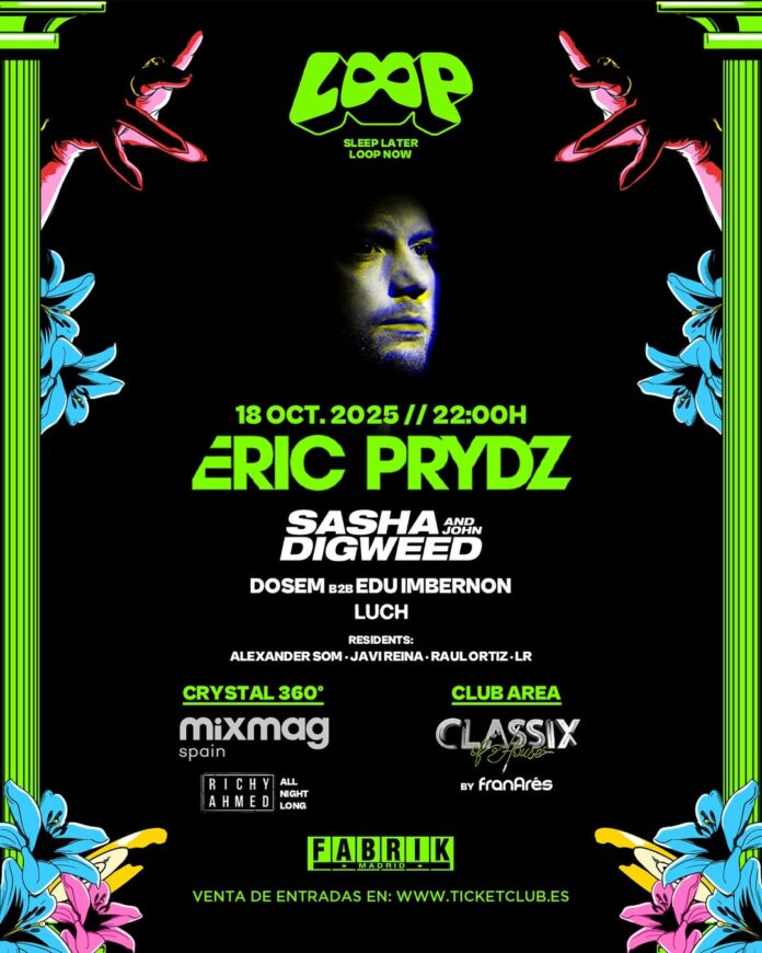 Eric Prydz vuelve a FABRIK para la segunda edición de su marca LOOP ...