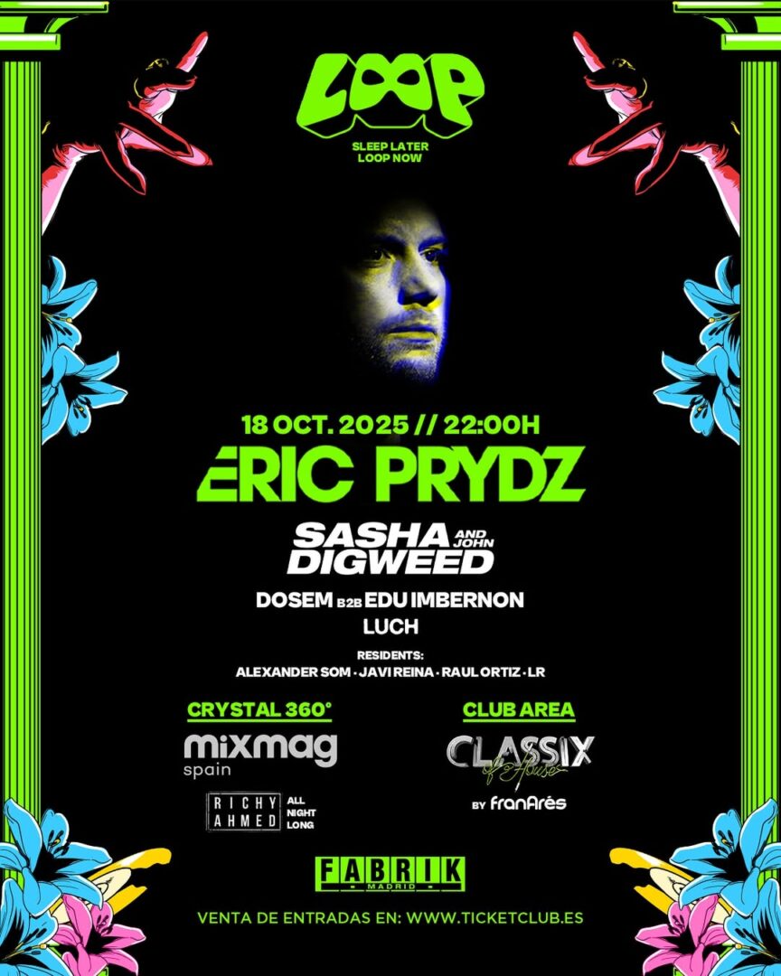 cartel eric prydz loop fabrik