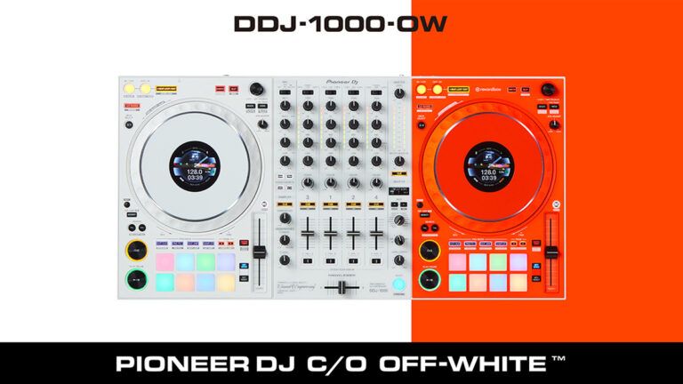 Pioneer DJ colabora con Off-White para lanzar una edición especial: La DDJ-1000-OW