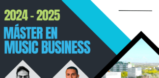 Music Business Academy llega a la Universidad Autónoma de Madrid Master Industria Musical Flyer