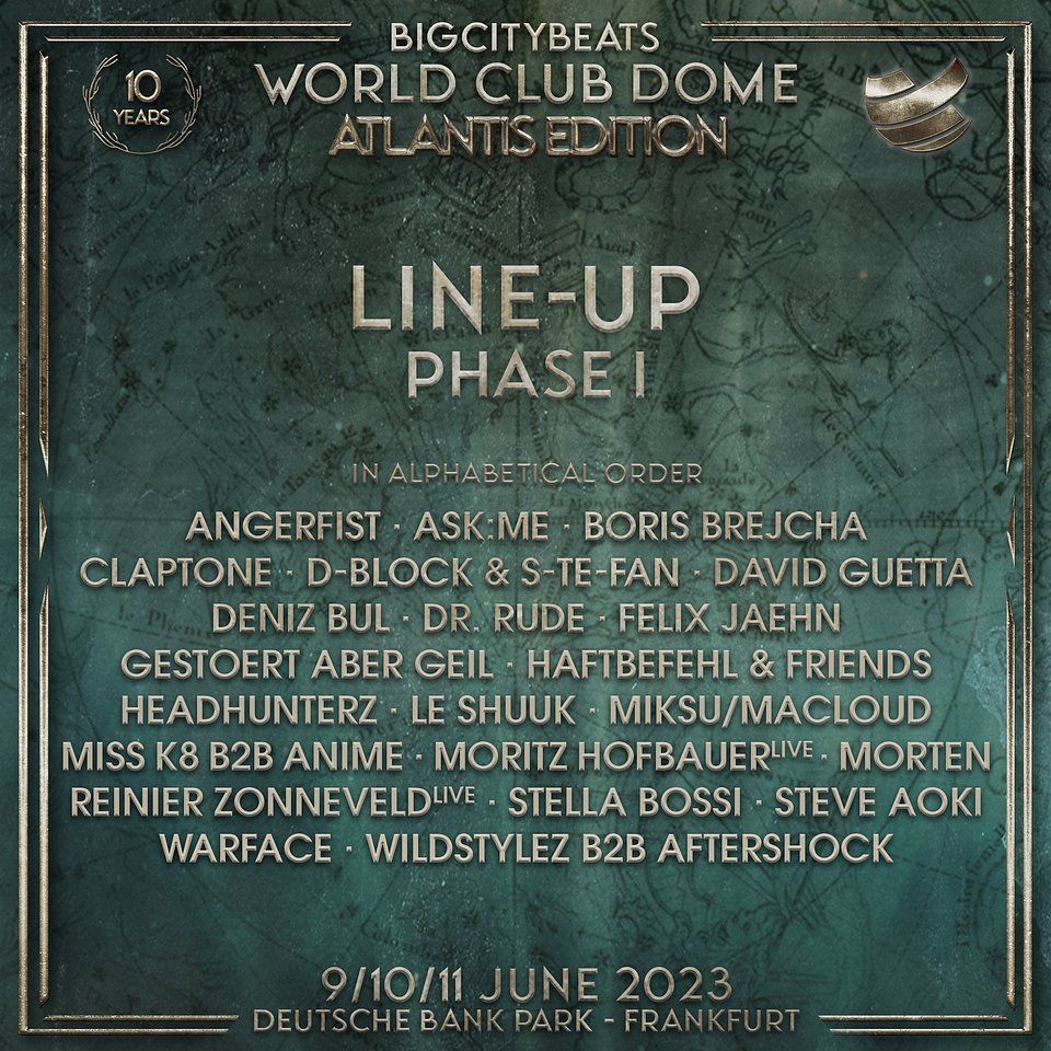 World Club Dome Atlantis Edition 2023