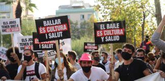 El ocio nocturno vuelve a protestar ante la falta de ayudas ocio nocturno protesta