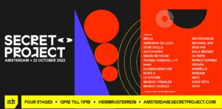 Secret Project desvela el cartel para su festival en el ADE 2022 Secret Project ADE 2022