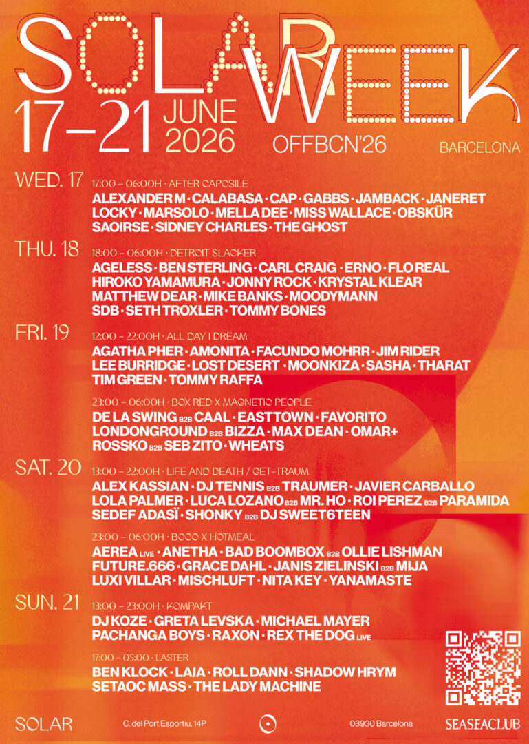 solar seaseaclub offbcn 2026