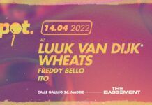 SPOT Madrid debutará el 14 de abril en The Bassement Club con una propuesta muy fresca spot parties
